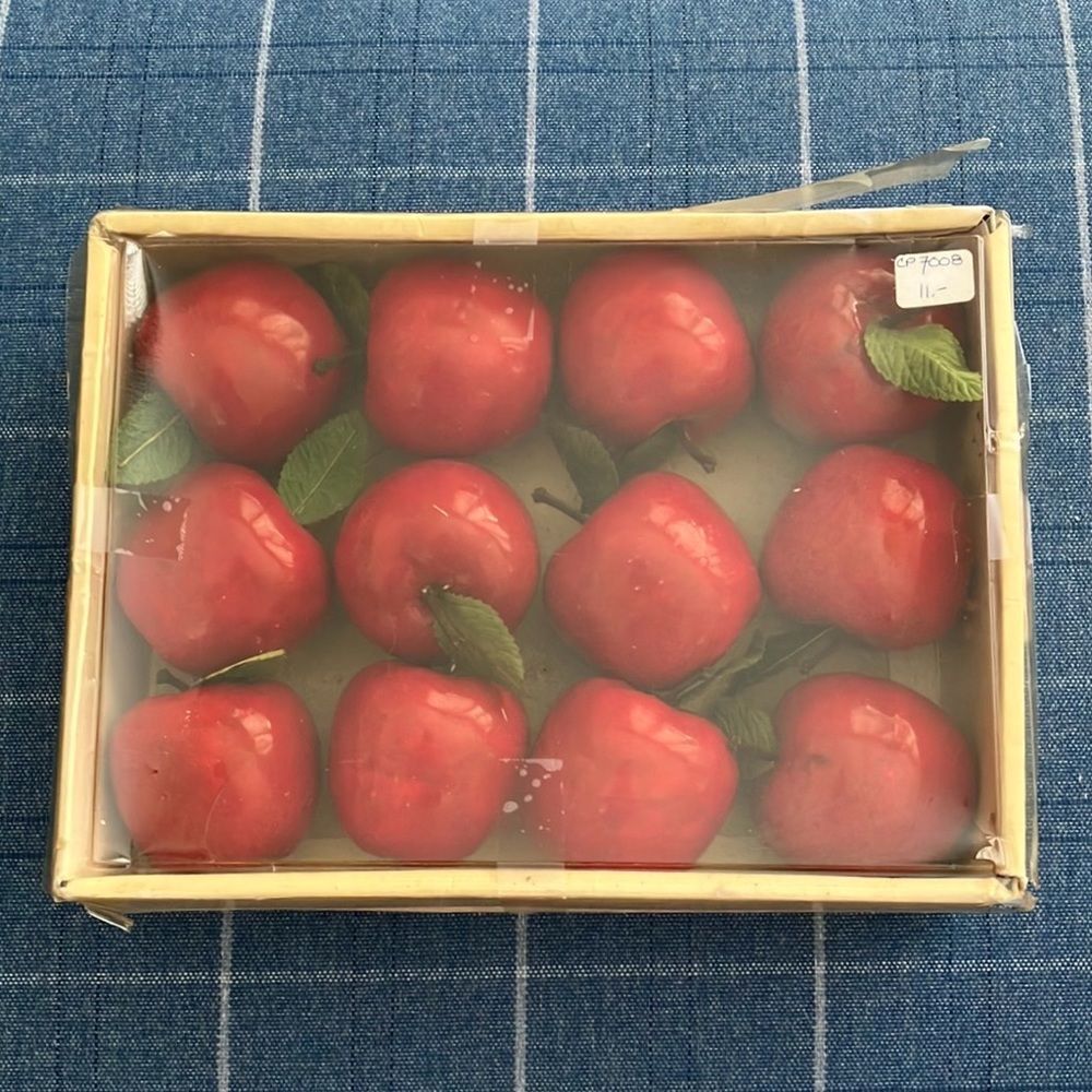 Vintage Red Apple Decor Decorations